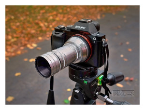 Argus Sandmar 100mm lens with Sony adaptor